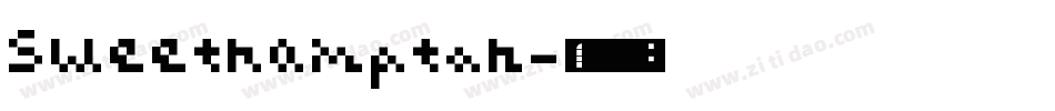 Sweethampton字体转换