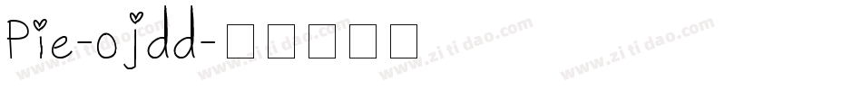 Pie-ojdd字体转换