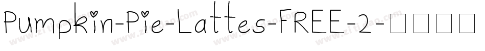 Pumpkin-Pie-Lattes-FREE-2字体转换