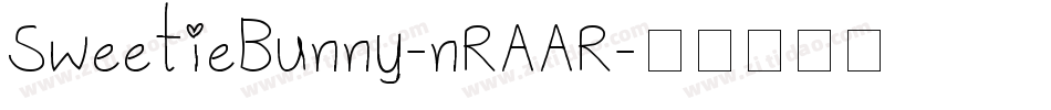 SweetieBunny-nRAAR字体转换