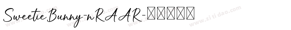SweetieBunny-nRAAR字体转换