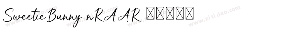 SweetieBunny-nRAAR字体转换