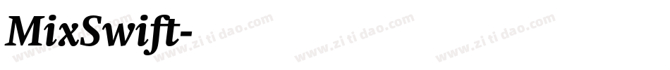 MixSwift字体转换