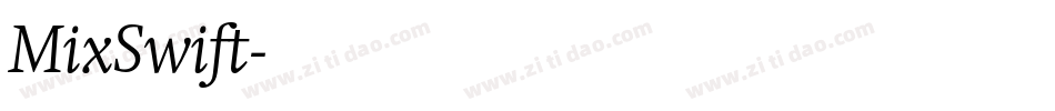 MixSwift字体转换