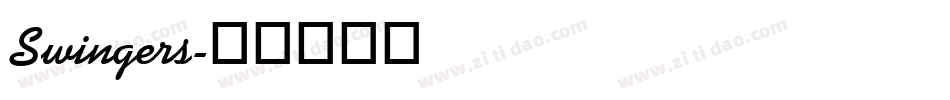 Swingers字体转换