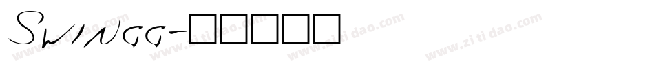 Swingg字体转换