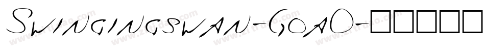 Swingingswan-G0aO字体转换
