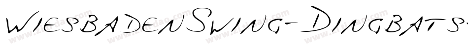 WiesbadenSwing-Dingbats字体转换