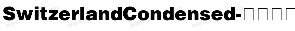 SwitzerlandCondensed字体转换