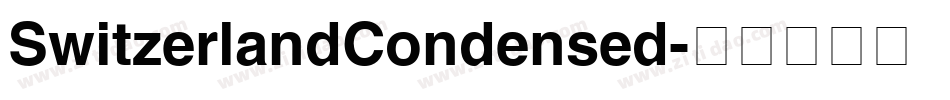 SwitzerlandCondensed字体转换