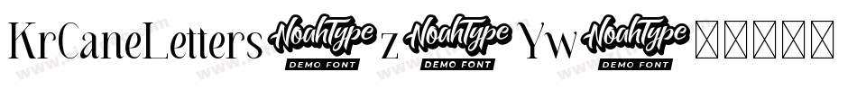 KrCaneLetters-z9Yw字体转换