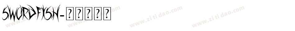 swordfish字体转换