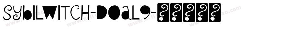 SybilWitch-DOaL9字体转换