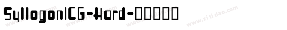 SyllogonICG-Hard字体转换