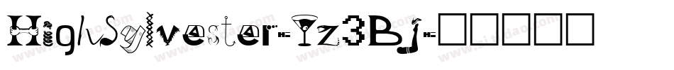 HighSylvester-Yz3Bj字体转换