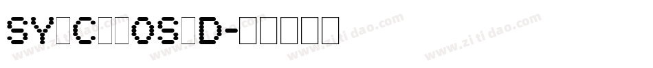 SynchroStd字体转换