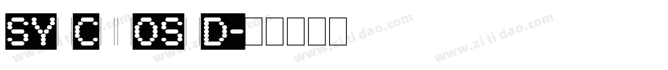 SynchroStd字体转换