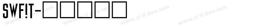 SWF!T字体转换