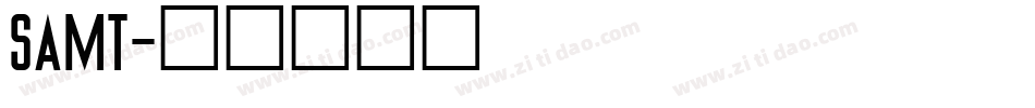 SamT字体转换