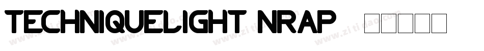 TechniqueLight-nRAP4字体转换