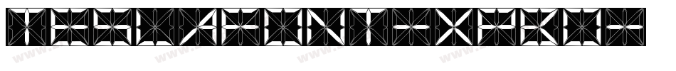 Teslafont-xpBO字体转换
