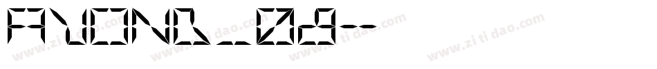 Avond_08字体转换