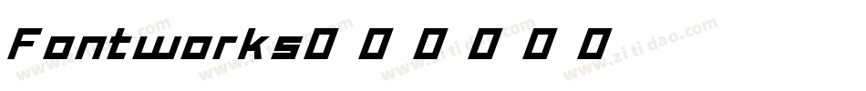 Fontworks字体转换