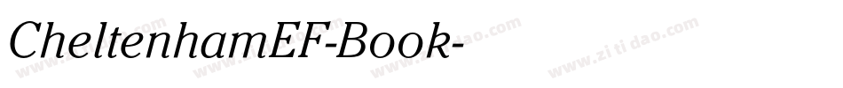 CheltenhamEF-Book字体转换