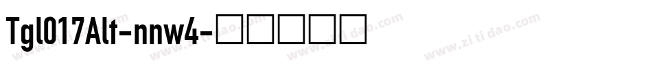 Tgl017Alt-nnw4字体转换