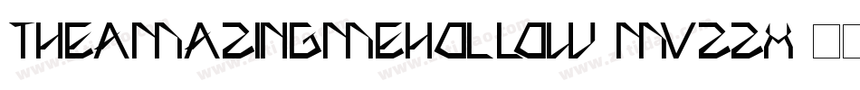 TheAmazingMeHollow-MVZZx字体转换