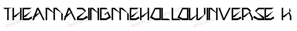 TheAmazingMeHollowInverse-K7ddD字体转换 TheAmazingMeHollowInverse-K7ddD字体转换