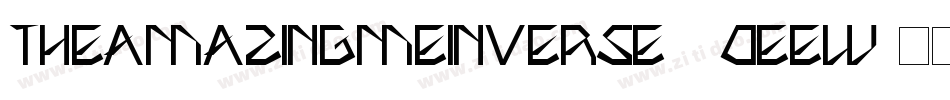 TheAmazingMeInverse-2OEEw字体转换 TheAmazingMeInverse-2OEEw字体转换