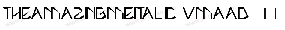 TheAmazingMeItalic-vmAAD字体转换 TheAmazingMeItalic-vmAAD字体转换