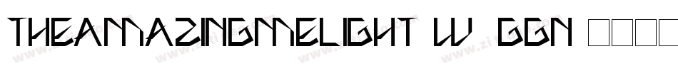 TheAmazingMeLight-w1GGn字体转换 TheAmazingMeLight-w1GGn字体转换