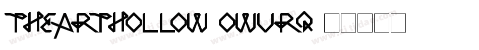 TheArtHollow-owvrq字体转换