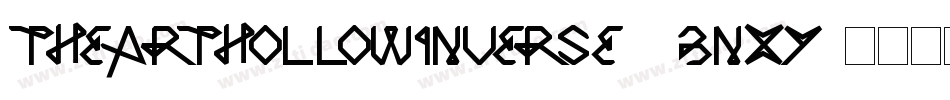 TheArtHollowInverse-4BnXY字体转换