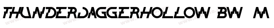 ThunderJaggerHollow-BW0m5字体转换
