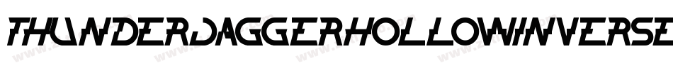 ThunderJaggerHollowInverse-8MaBz字体转换