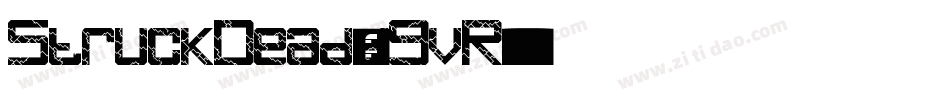 StruckDead-d9vR字体转换