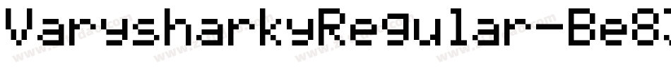 VarysharkyRegular-Be83字体转换