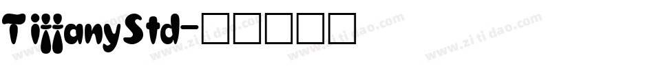 TiffanyStd字体转换