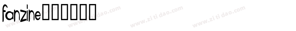 fanzine字体转换