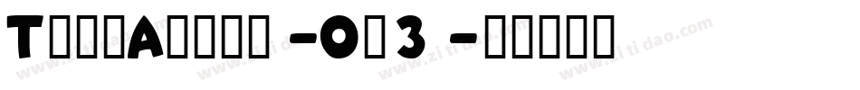ToonAround-0p3d字体转换