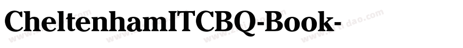 CheltenhamITCBQ-Book字体转换
