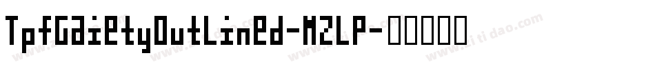 TpfGaietyOutlined-mZlP字体转换