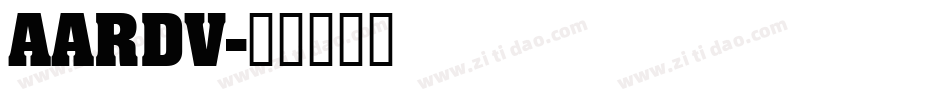 AARDV字体转换