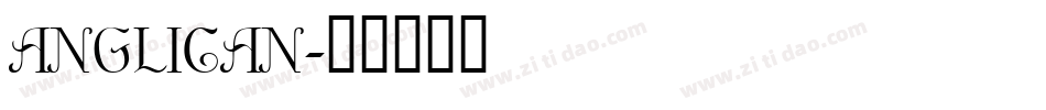 ANGLICAN字体转换