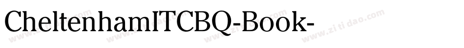CheltenhamITCBQ-Book字体转换