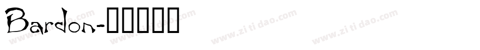 Bardon字体转换