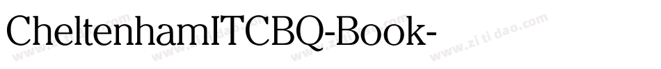 CheltenhamITCBQ-Book字体转换